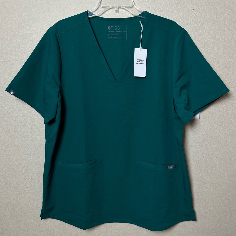 FIGS Casma XXL/2X NWT - Hunter Green